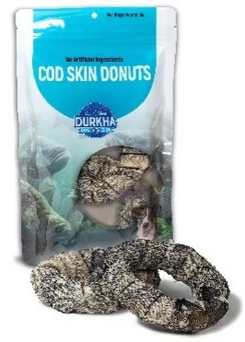 1ea 3oz Durkha Large Cod Skin Donuts - Items on Sales Now